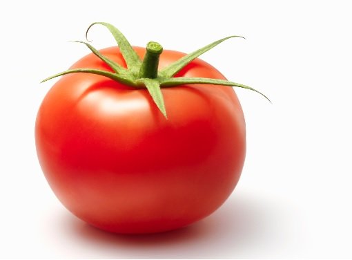 A ripe tomato